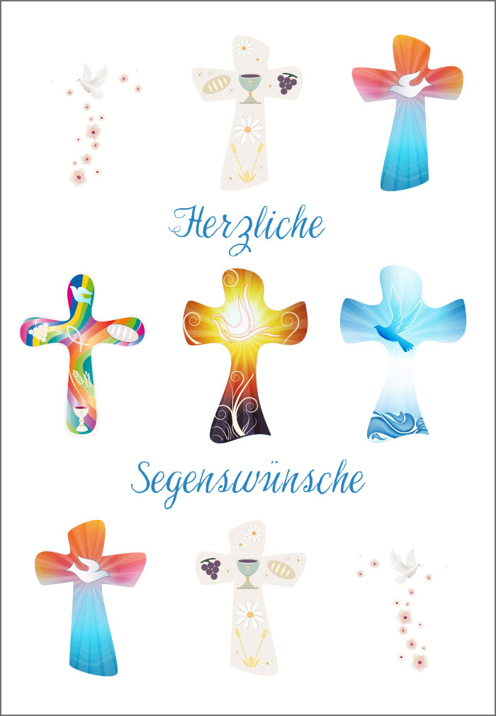 Kommunion - Kreuz mit Sonne, Kelch und heiligen Geist - NEU!!!