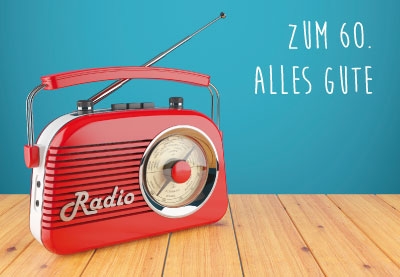 Zahlengeburtstag - Retro Radiowecker